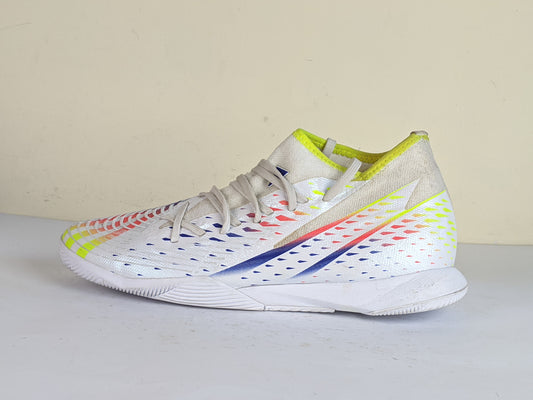 adidas Predator Edge .3 IN Al Rihla - Footwear White/Solar Yellow/Power Blue