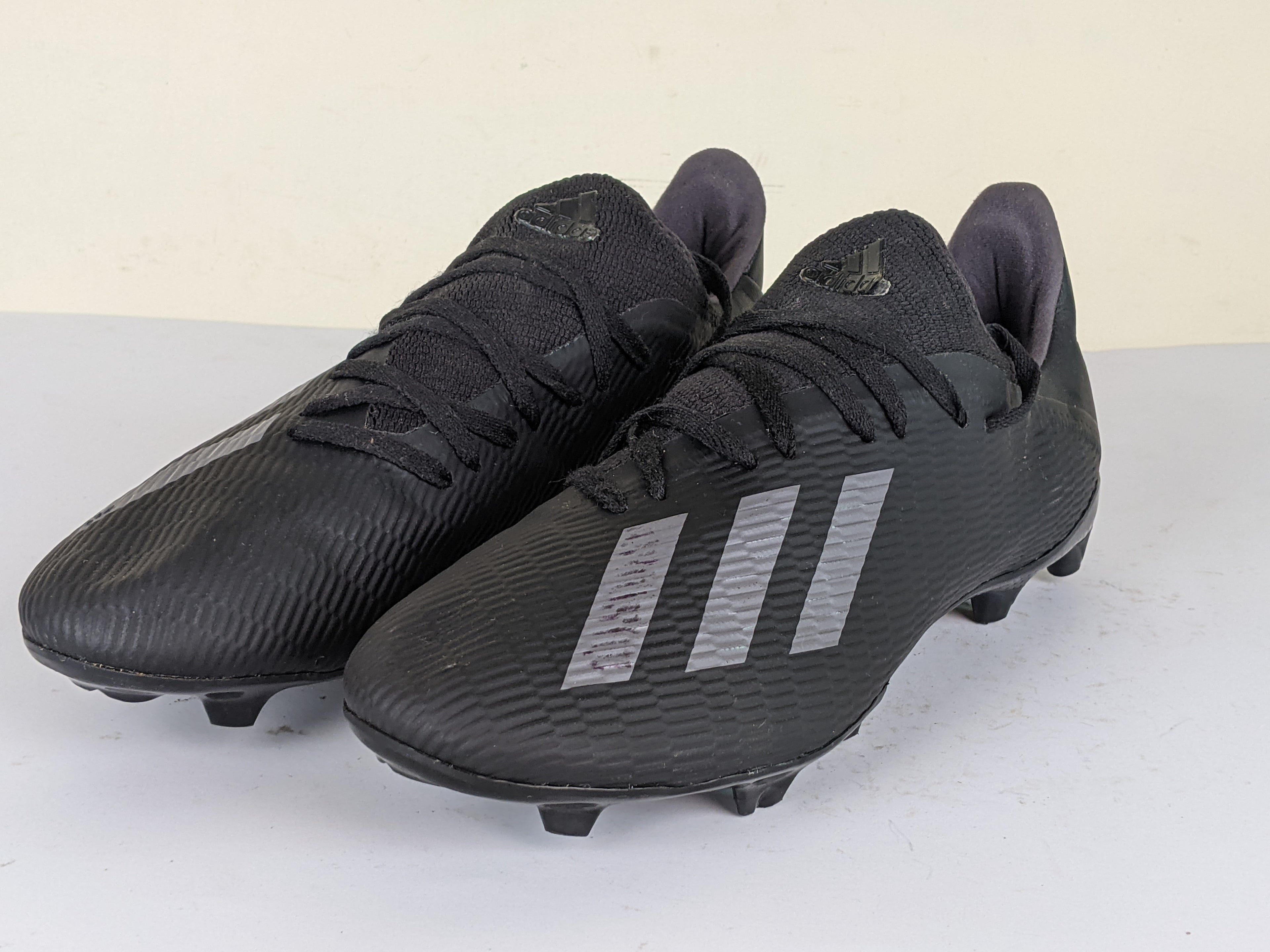 adidas X 19.3 FG/AG Dark Motion - Core Black/Silver Metallic