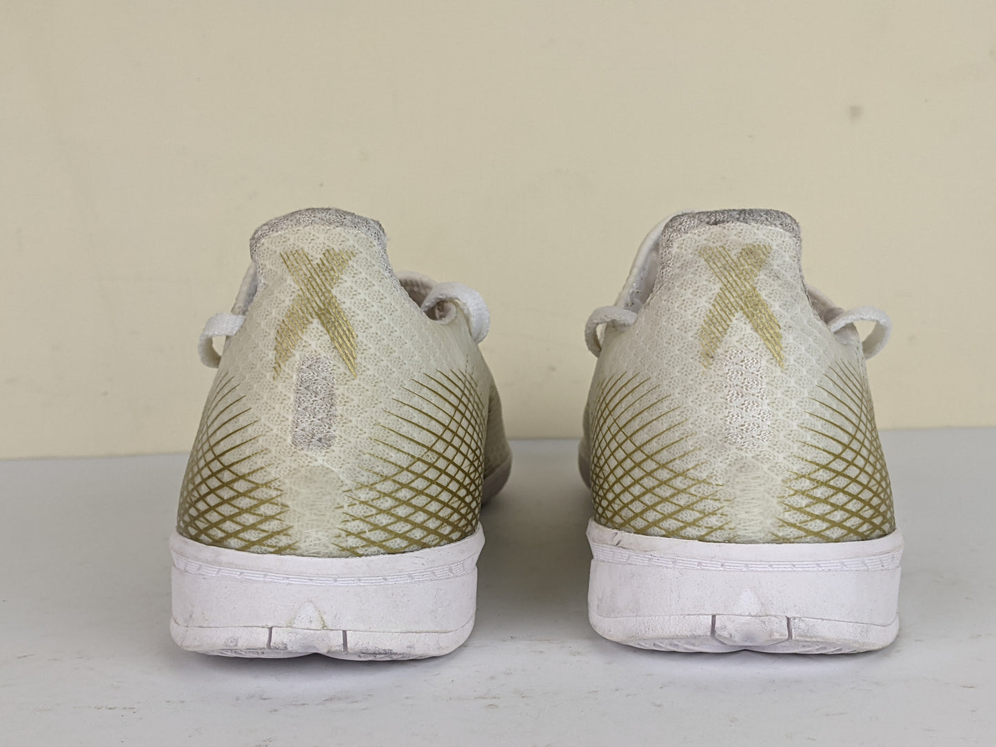 adidas X Ghosted .3 IN Inflight - Footwear White/Metallic Gold Kids