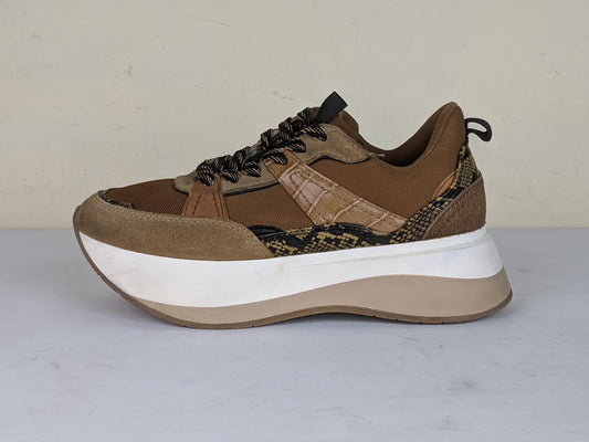 Zara Trainers Brown