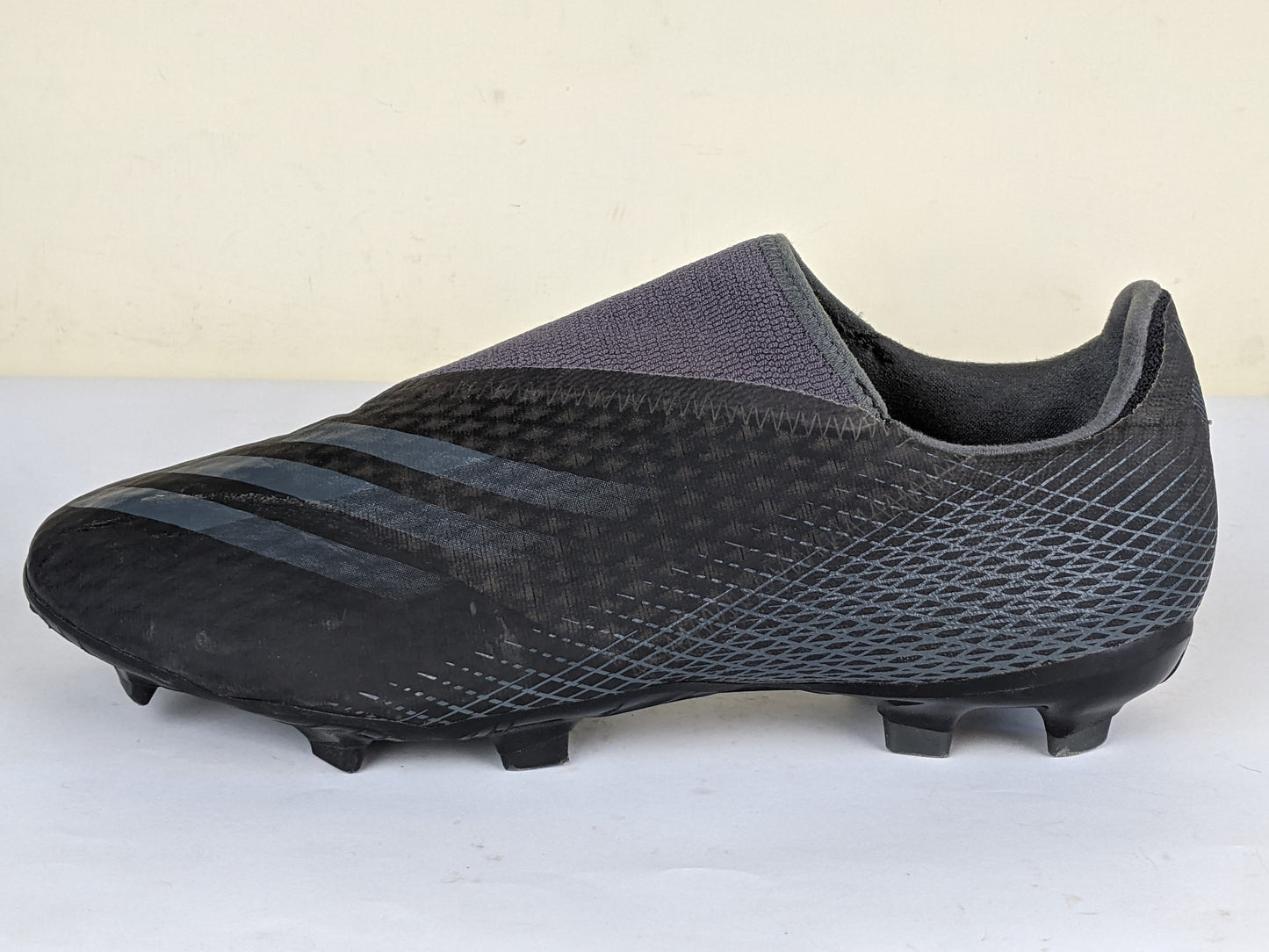 adidas X Ghosted .3 Laceless FG/AG Superstealth - Core Black/Grey Six