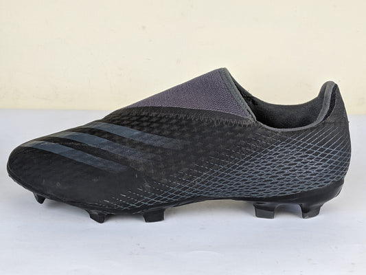 adidas X Ghosted .3 Laceless FG/AG Superstealth - Core Black/Grey Six