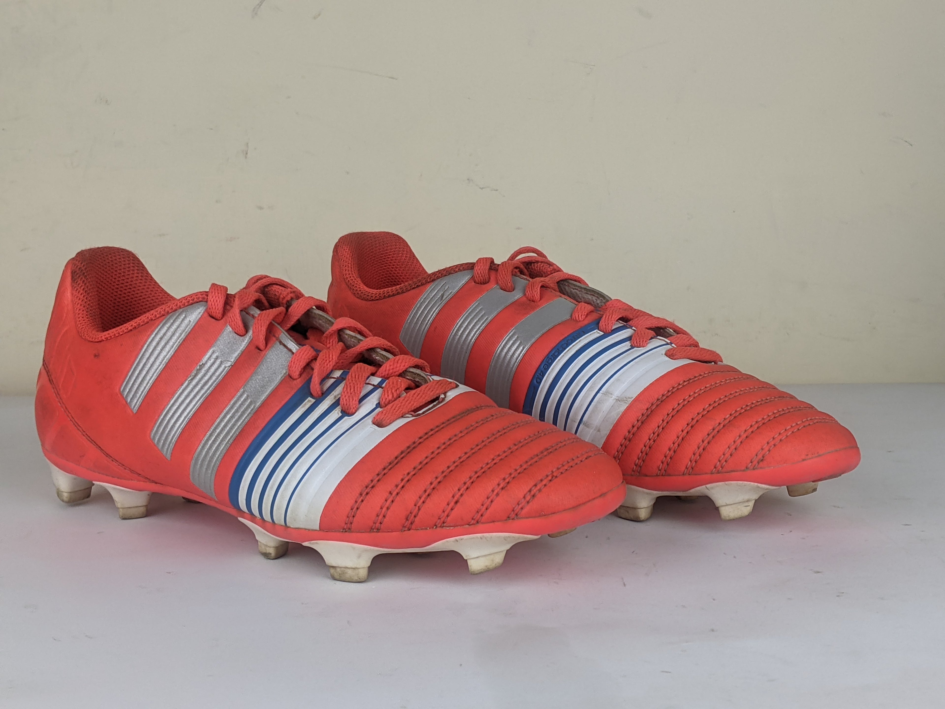 adidas Nitrocharge 4.0 FG Solar Red/Silver Metallic/Core White