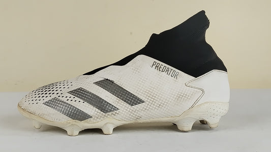 adidas Predator 20.3 Laceless FG/AG Inflight - Footwear White/Silver Metallic/Core Black