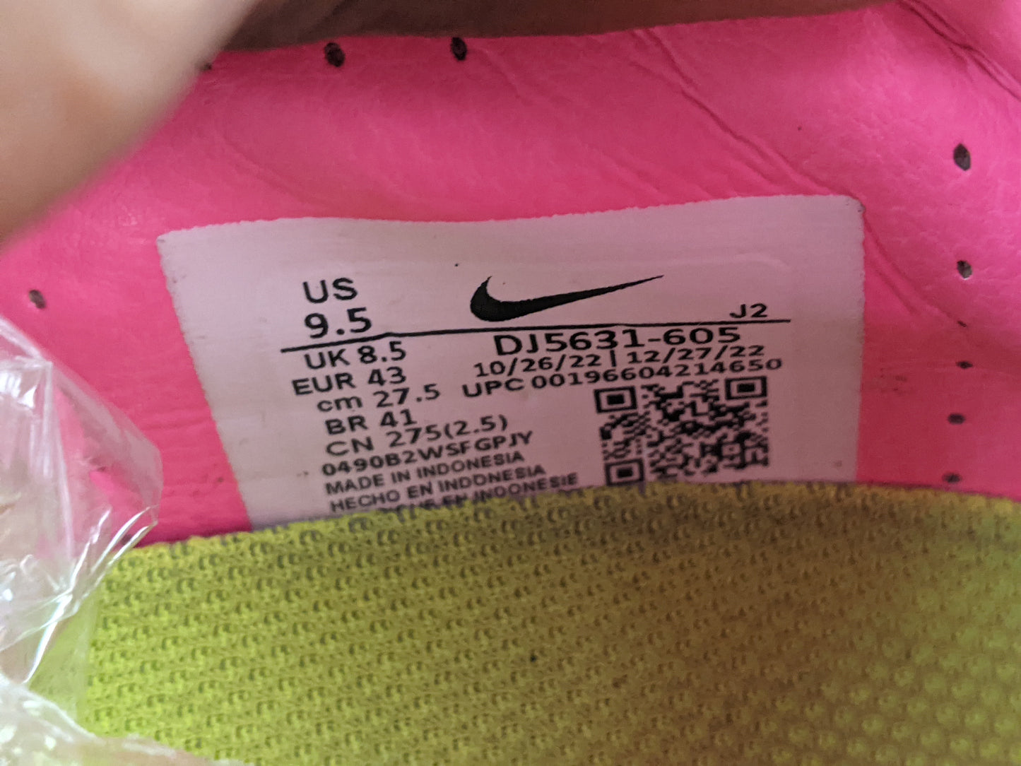 Nike Air Zoom Mercurial Vapor 15 Academy MG Luminous - Pink Blast/Volt/Gridiron