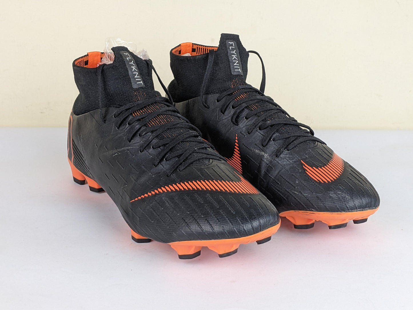 Nike Mercurial Superfly 6 Pro FG Fast AF - Black/Total Orange/White
