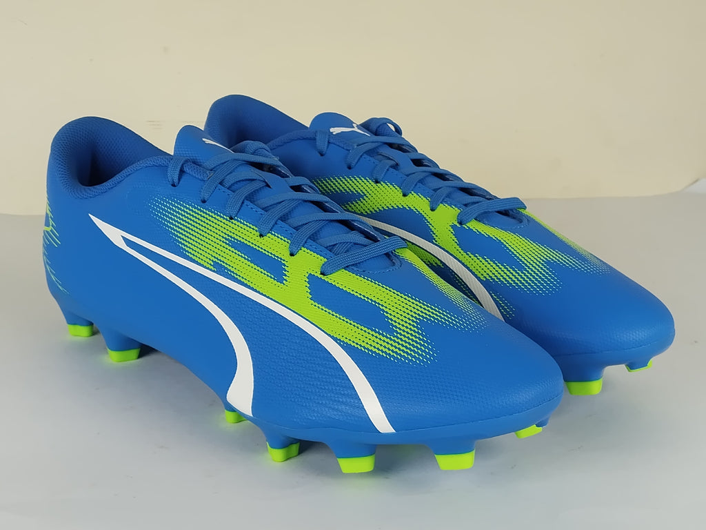 PUMA Ultra Play FG/AG Gear Up - Ultra Blue/PUMA White/Pro Green (Brand New)