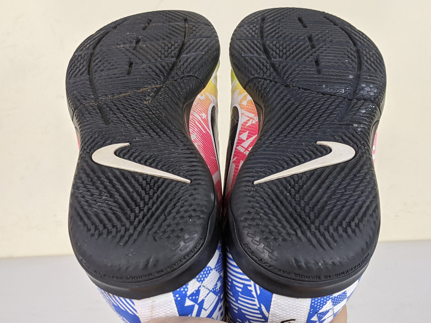 Nike Mercurial Vapor 13 Academy IC NJR Jogo Prismatico - White/Black/Racer Blue/Volt Kids