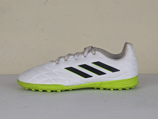 adidas Copa Pure .3 TF Crazyrush - Footwear White/Core Black/Lucid Lemon Kids