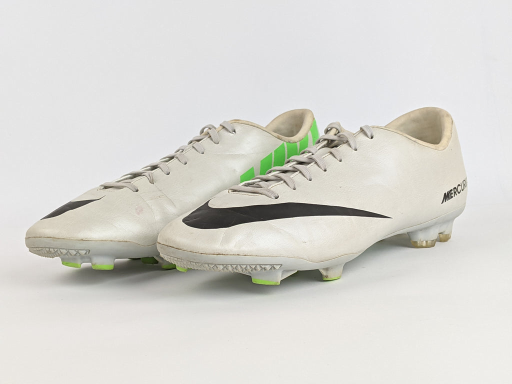 Nike Mercurial Victory IV FG Metallic Platinum/Black-Electric Green