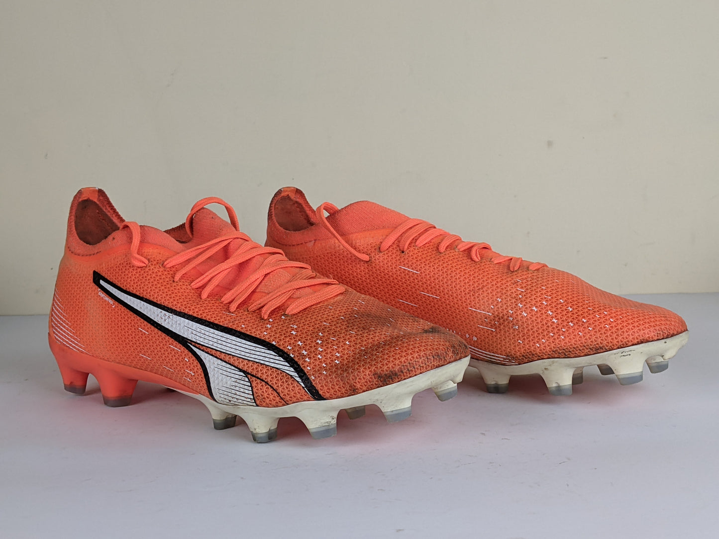 PUMA Ultra Match FG/AG Supercharge - Ultra Orange/PUMA White/Blue Glimmer