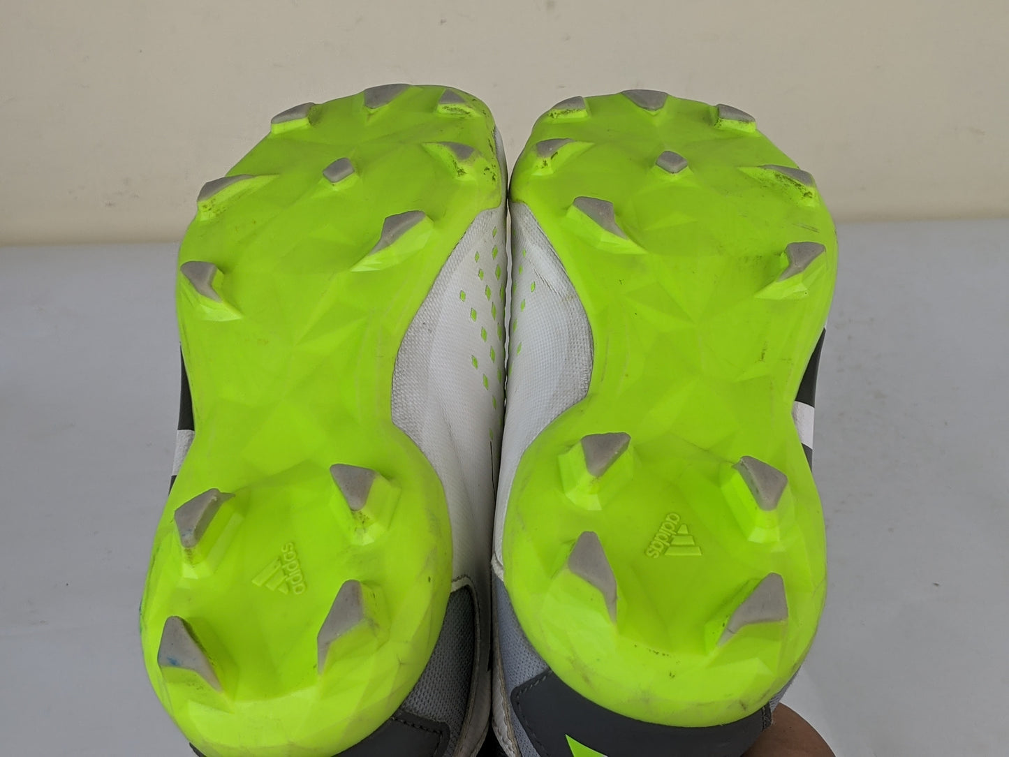 adidas Predator Accuracy .3 Laceless FG Crazyrush - Footwear White/Core Black/Lucid Lemon Kids
