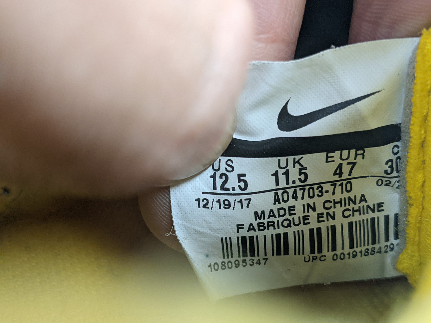 Nike Mercurial Vapor 12 Pro TF NJR Meu Jogo Pack - Amarillo/White/Black
