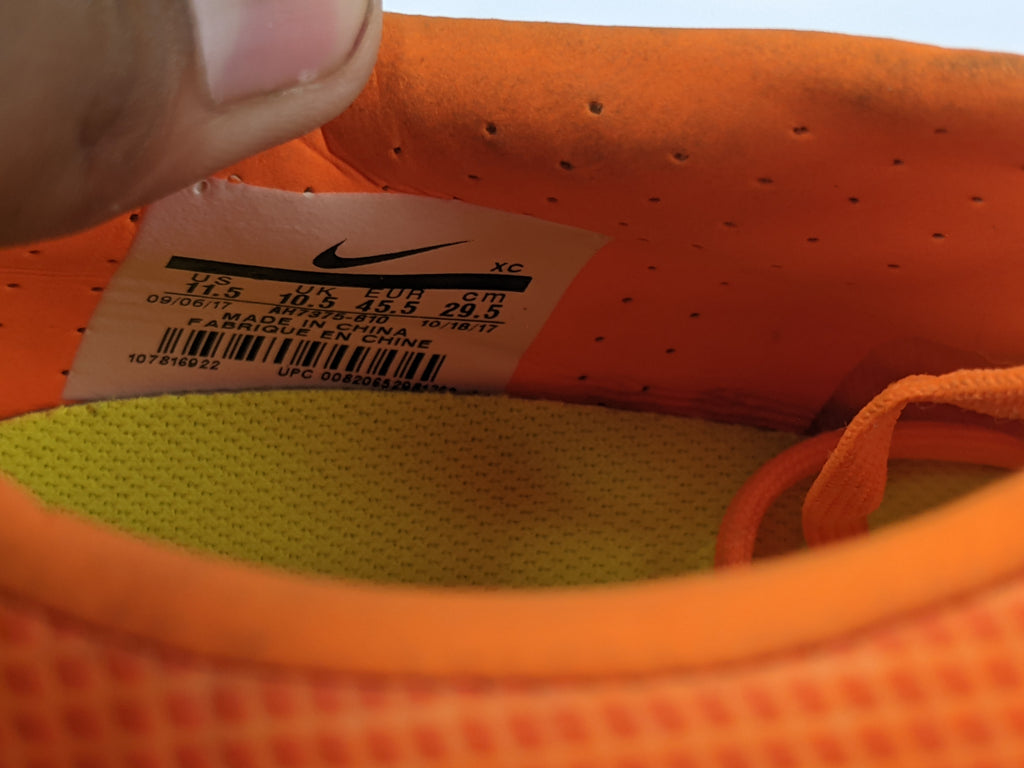 Nike Mercurial Vapor 12 Academy FG/MG 'Black/Orange