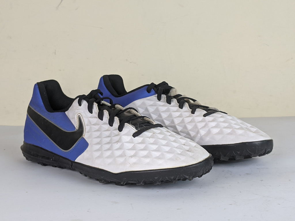 Nike Tiempo Legend 8 Club TF Daybreak - White/Black/Hyper Royal/Metallic Silver