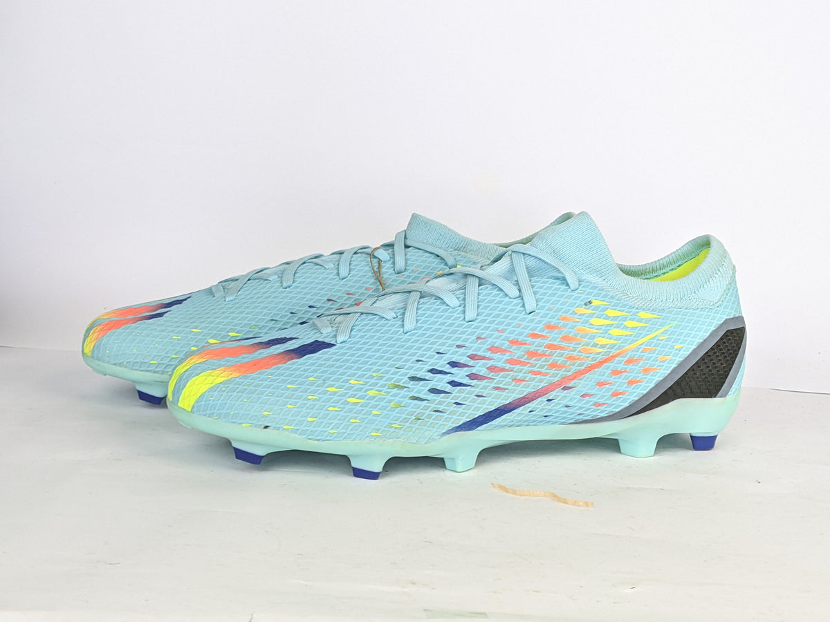 adidas X Speedportal .3 FG Al Rihla - Clear Aqua/Power Blue/Solar Yellow