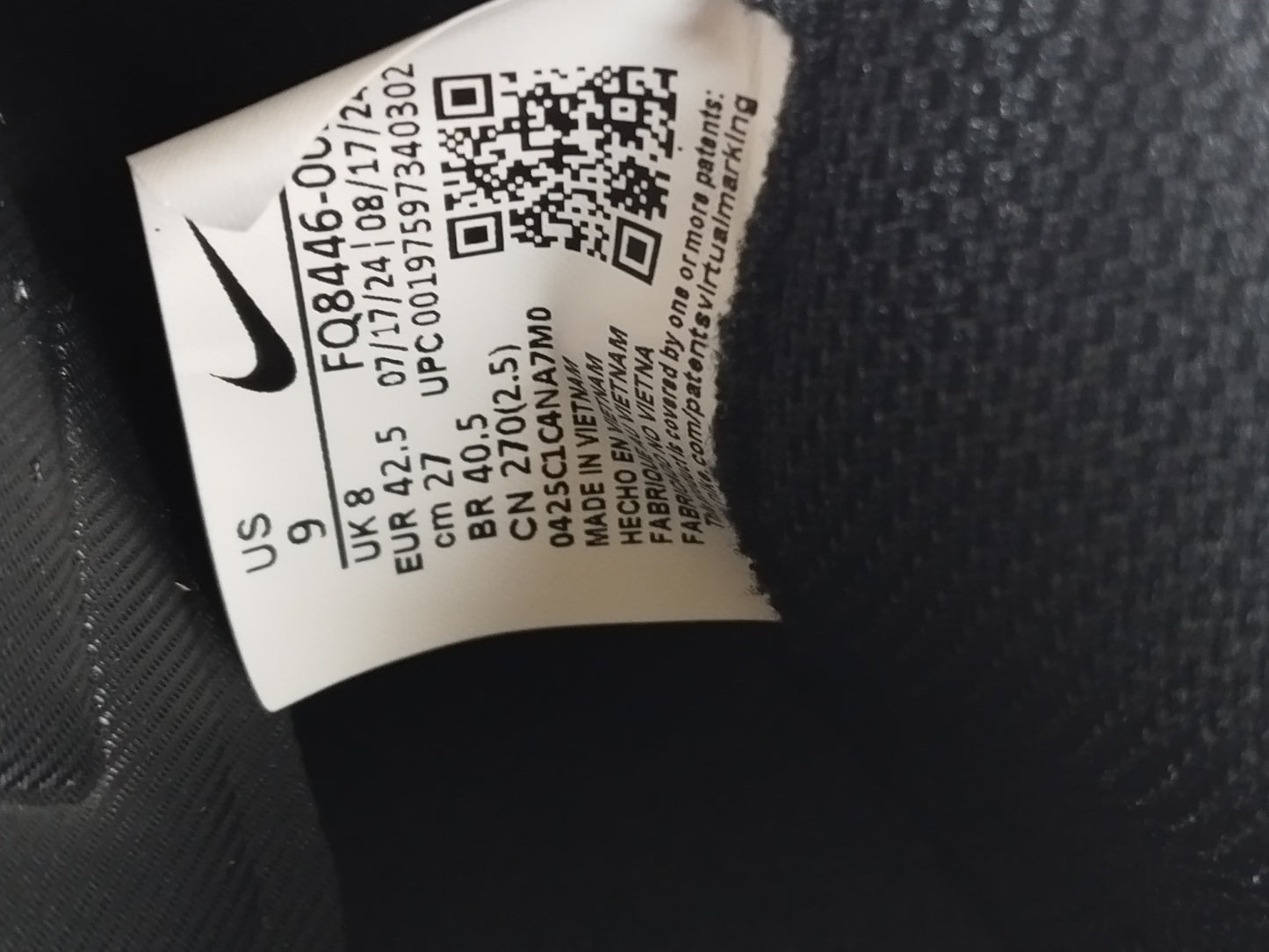 Nike Mercurial Vapor 16 Club TF Shadow - Black/Deep Jungle (Brand New)