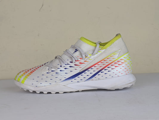 adidas Predator Edge .3 TF Al Rihla - Footwear White/Solar Yellow/Power Blue