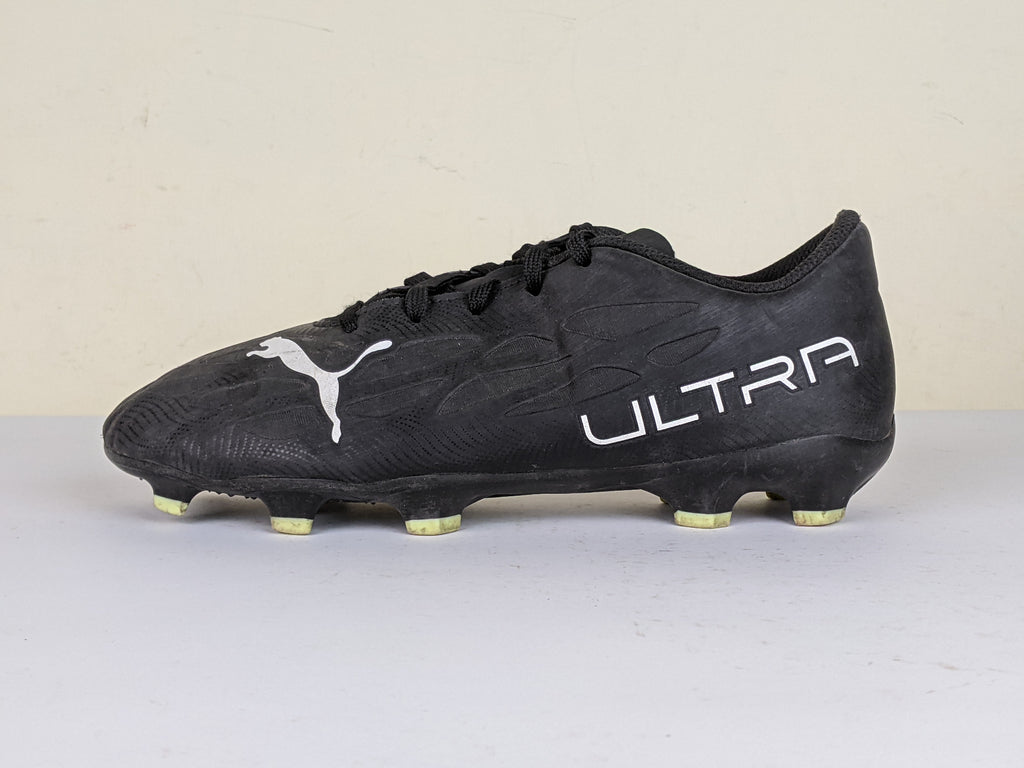 PUMA Ultra 4.4 FG/AG Eclipse - Black/White/Fizzy Yellow Kids
