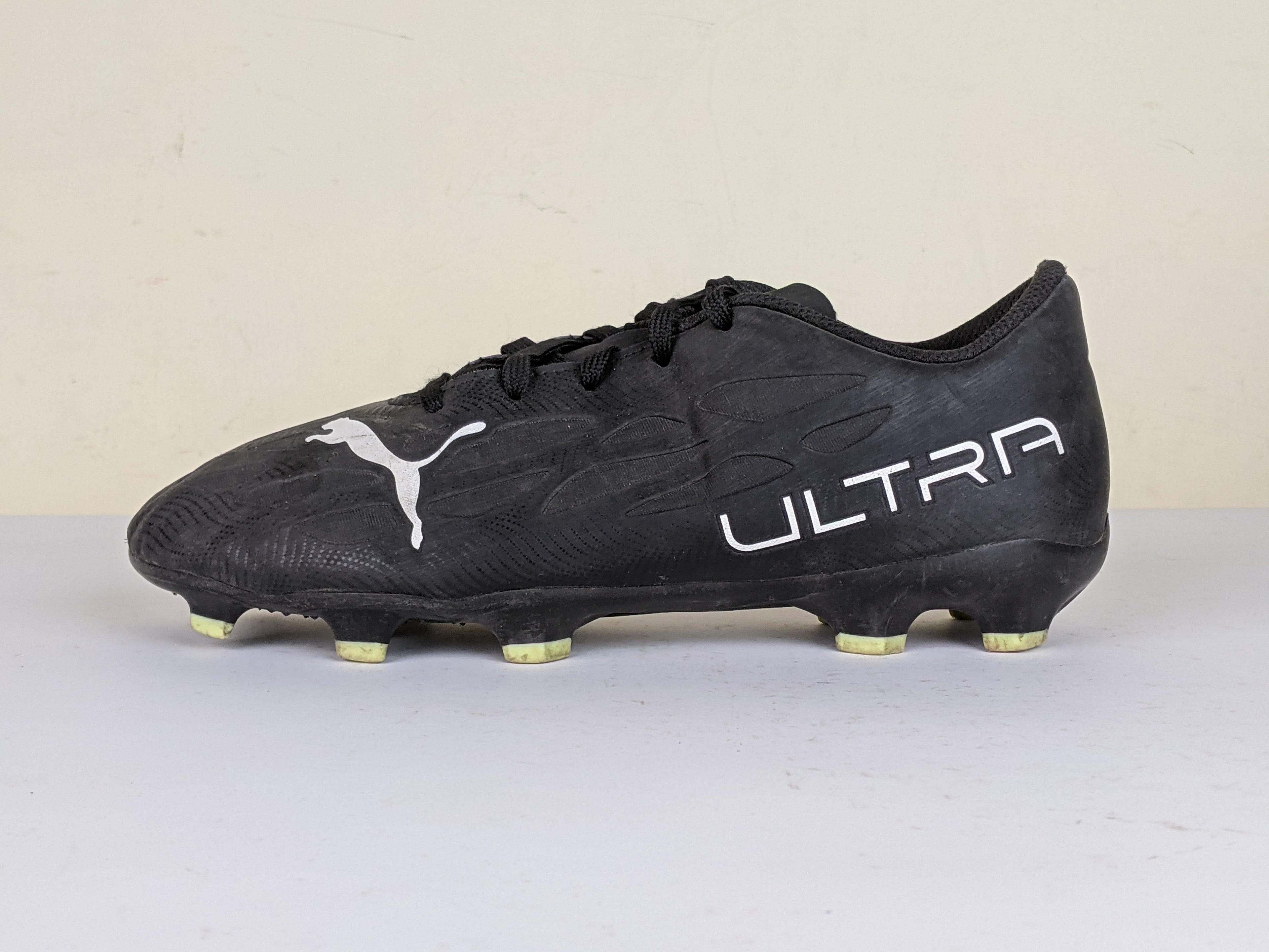 PUMA Ultra 4.4 FG/AG Eclipse - Black/White/Fizzy Yellow Kids