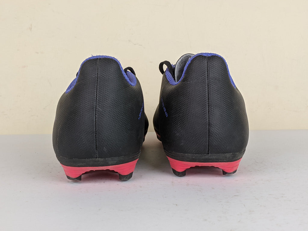 adidas X Speedflow .4 FG Edge of Darkness - Core Black/Sonic Ink/Solar Yellow Kids
