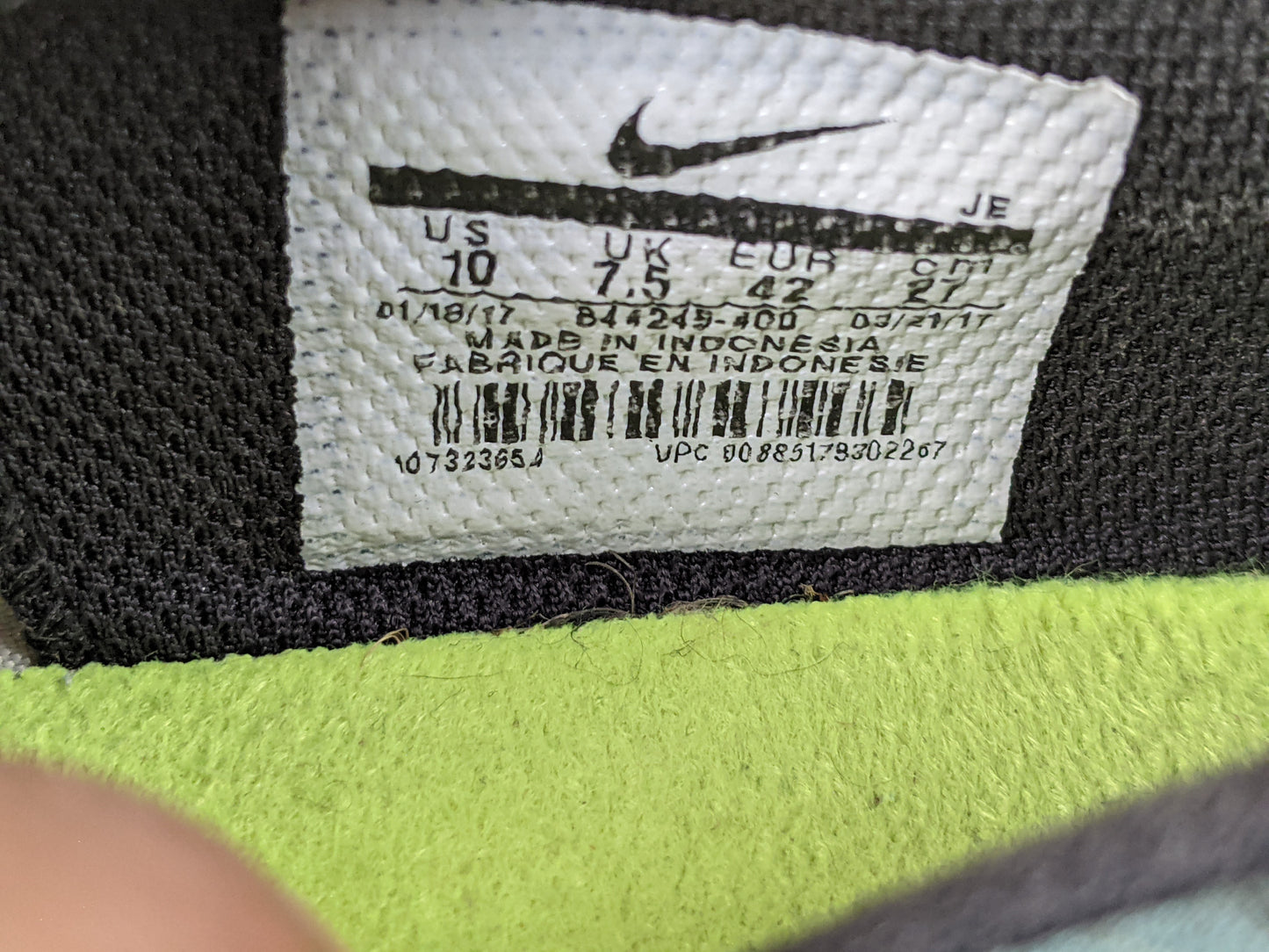 Nike Mercurial Vortex III FG Light Aqua Black