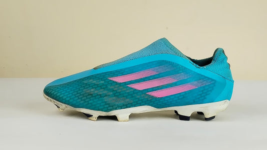 adidas X Speedflow .3 Laceless FG Sapphire Edge - Sky Rush/Shock Pink/Footwear White