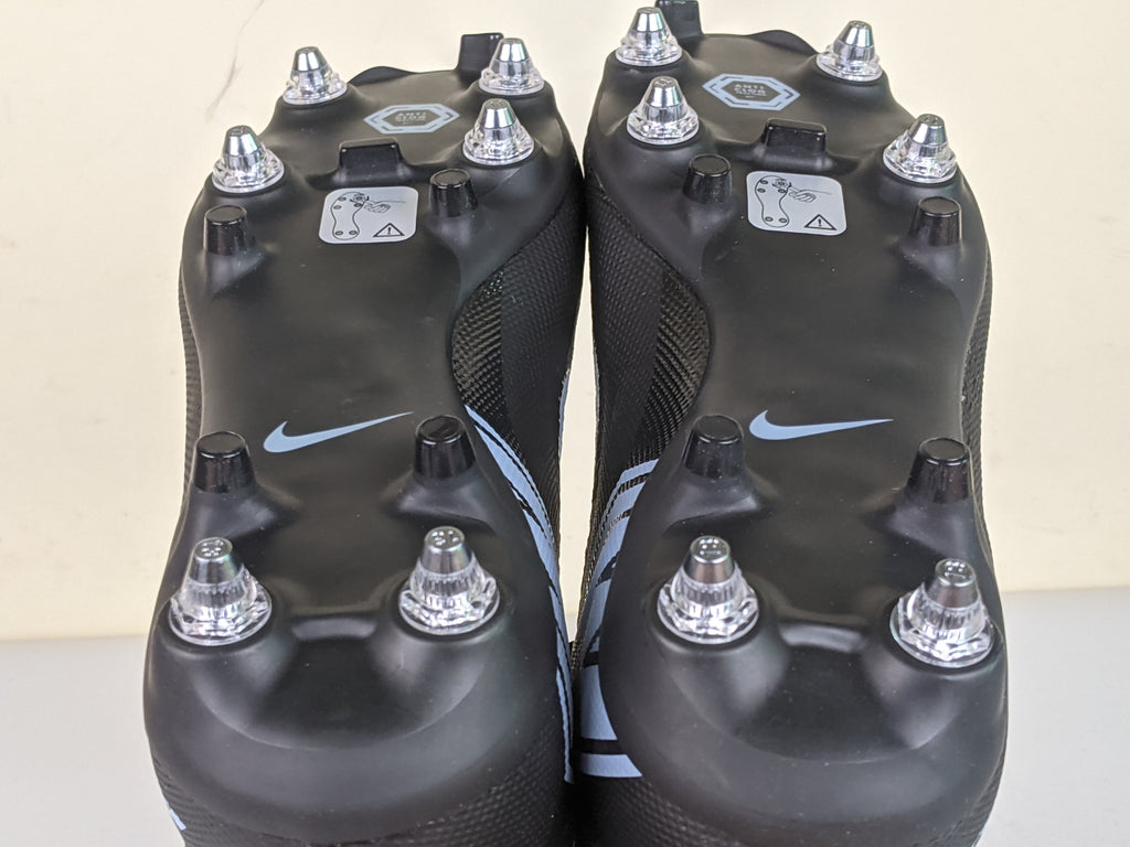 Nike Air Zoom Mercurial Superfly 10 Academy SG-PRO Anti-Clog Shadow - Black/Ice Blue (Brand New)