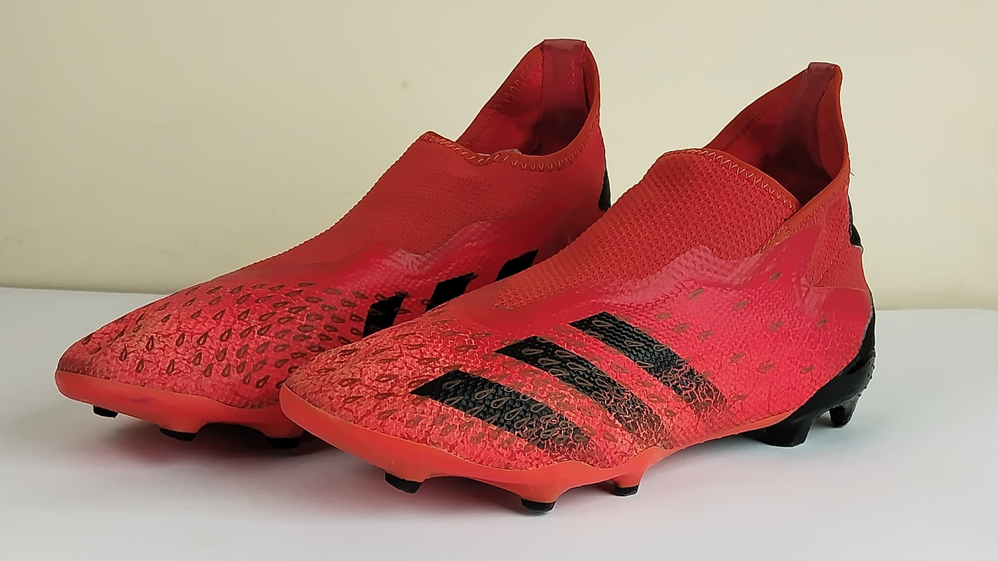 adidas Predator Freak .3 Laceless FG Meteorite - Red/Core Black/Solar Red
