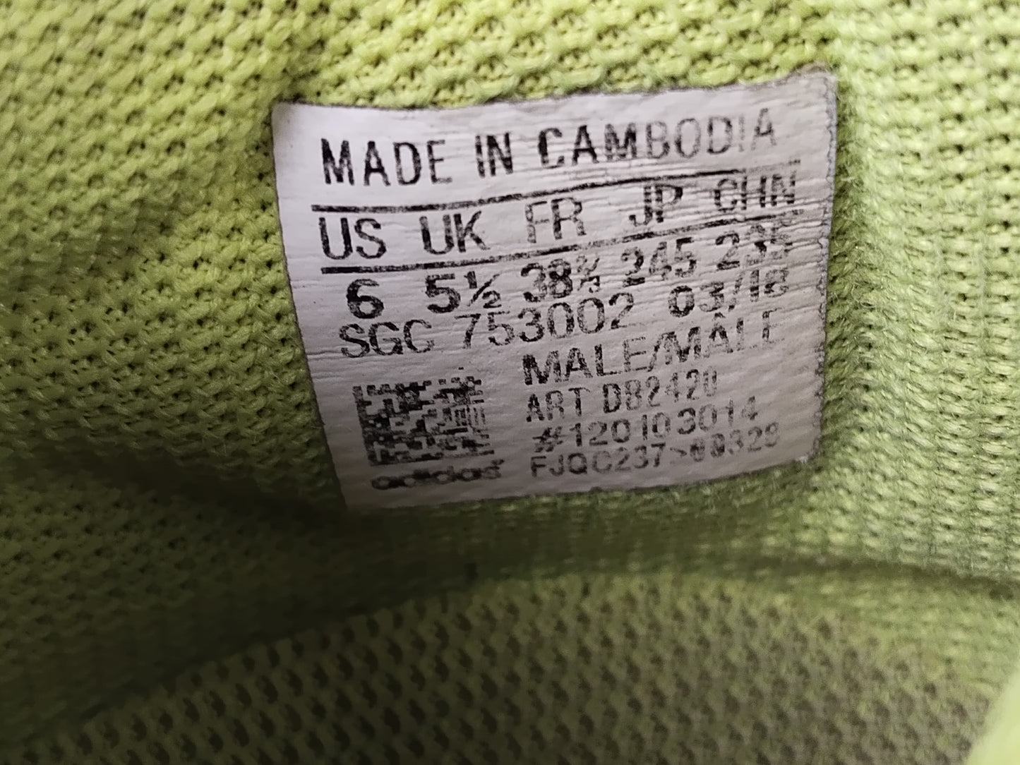 adidas X 18.4 FG 'Solar Green/Black