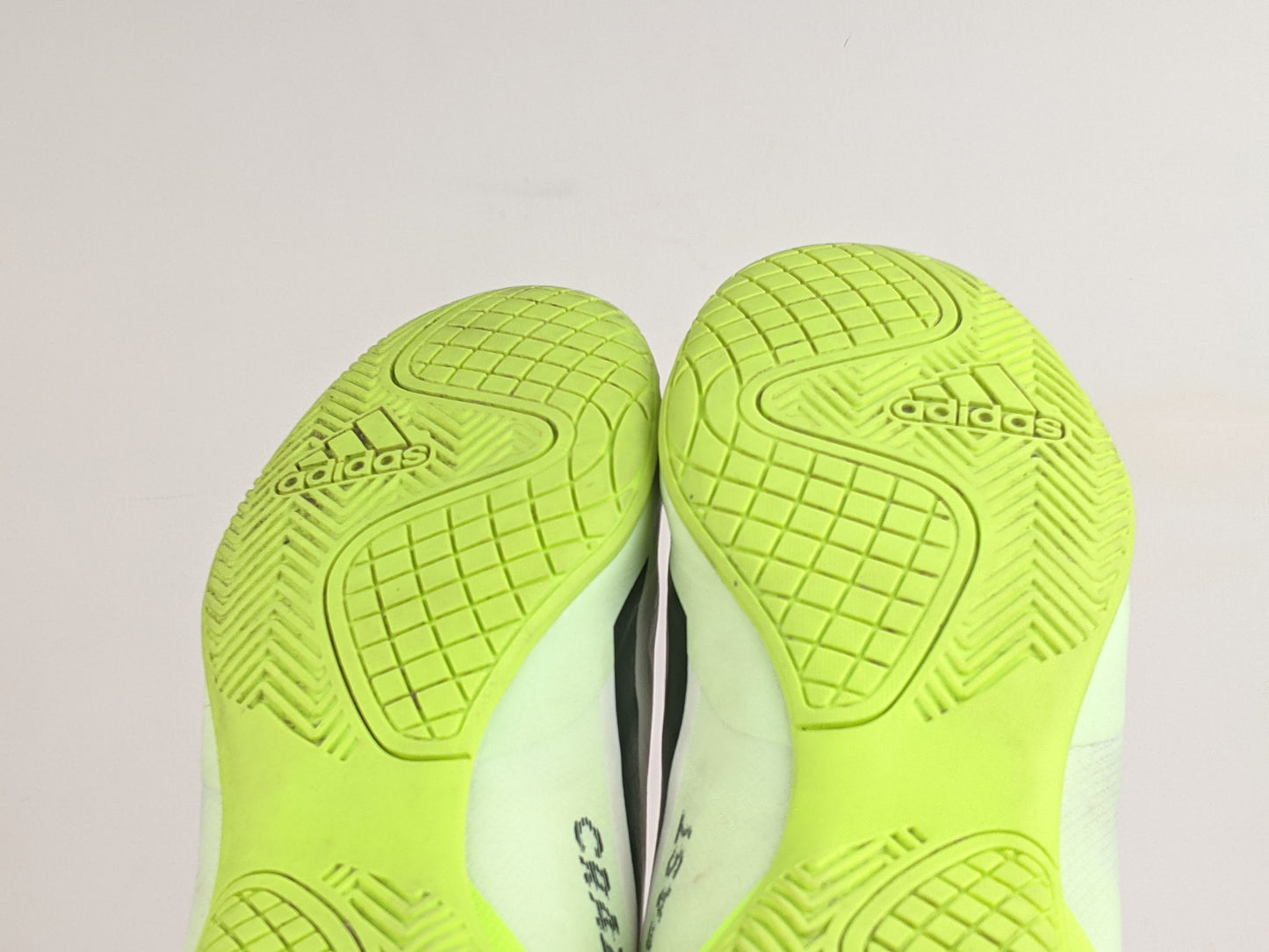 adidas X Crazyfast .4 IN Crazyrush - Footwear White/Core Black/Lucid Lemon