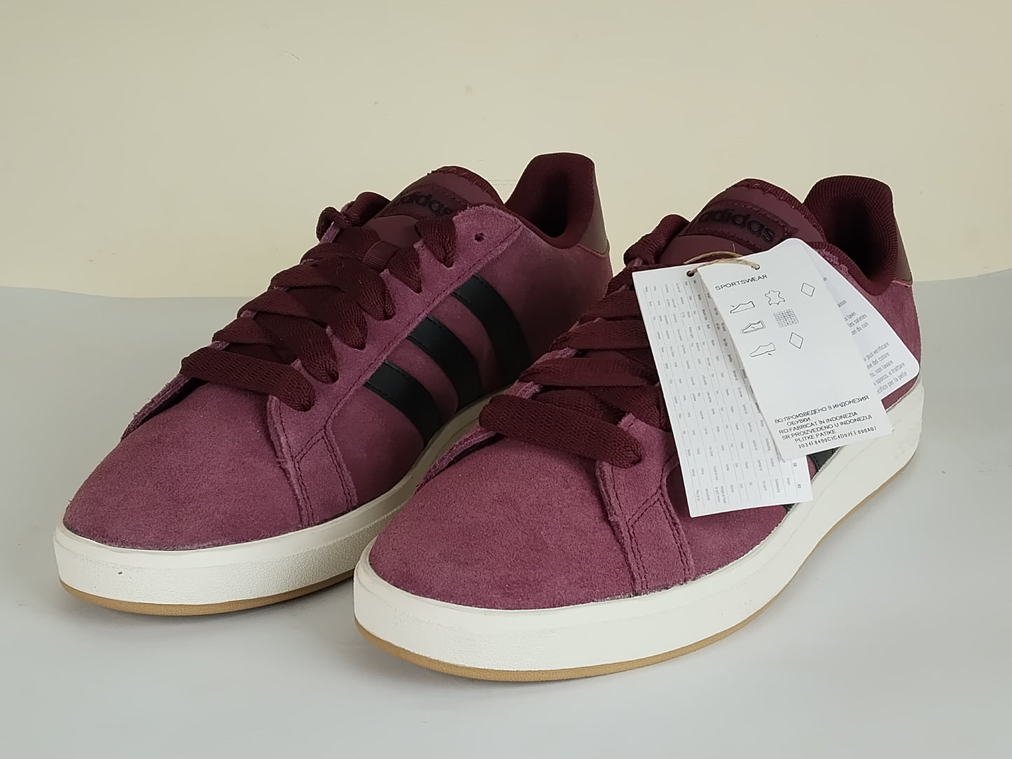 adidas Grand Court Base 00s 'Shadow Red Black Off White (Brand New)