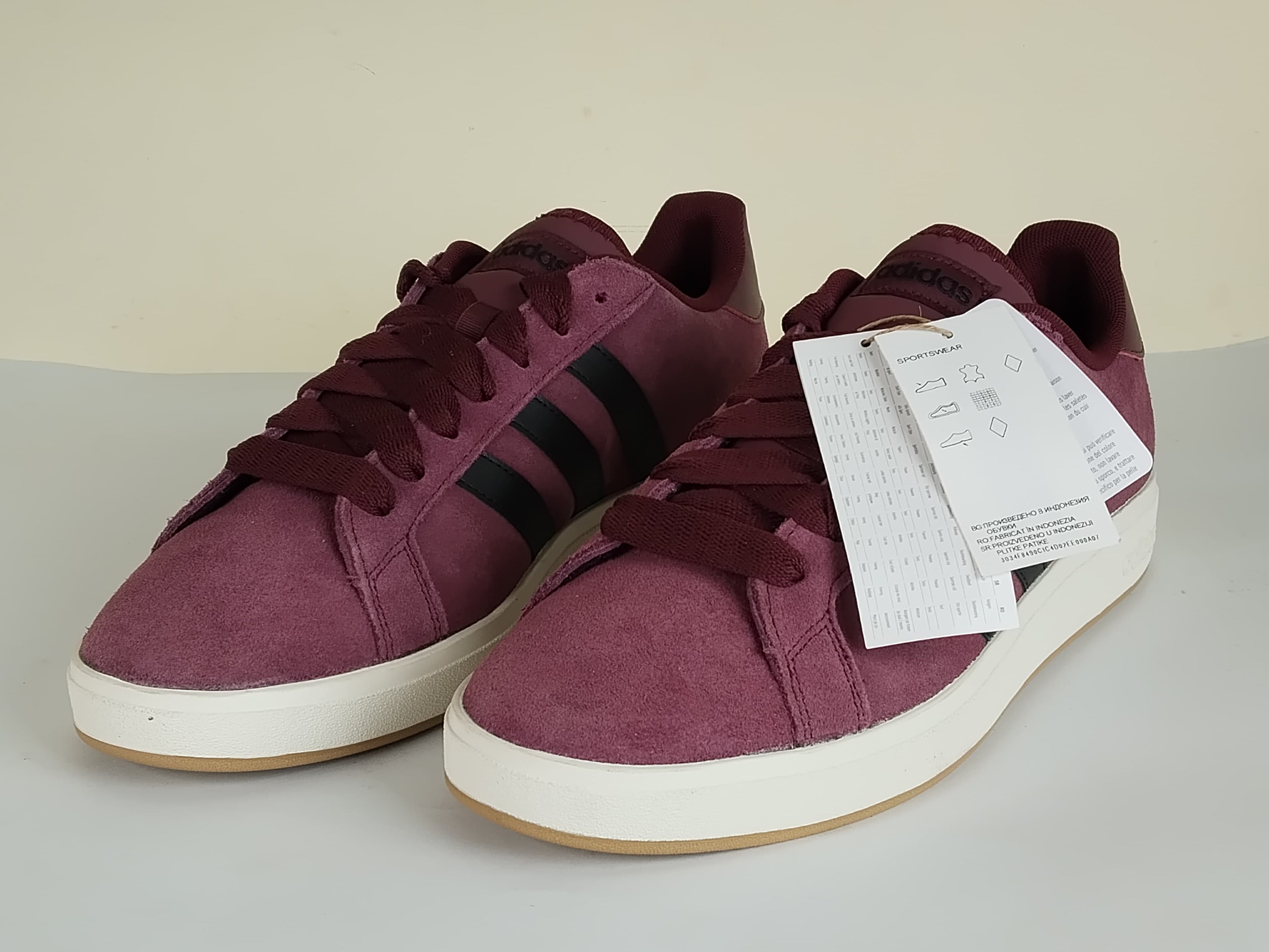 adidas Grand Court Base 00s 'Shadow Red Black Off White (Brand New)