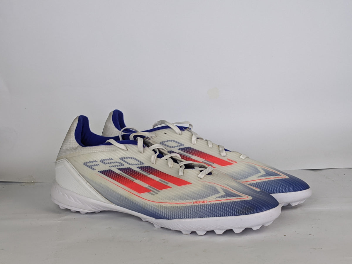 adidas F50 League TF Advancement - Footwear White/Solar Red/Lucid Blue