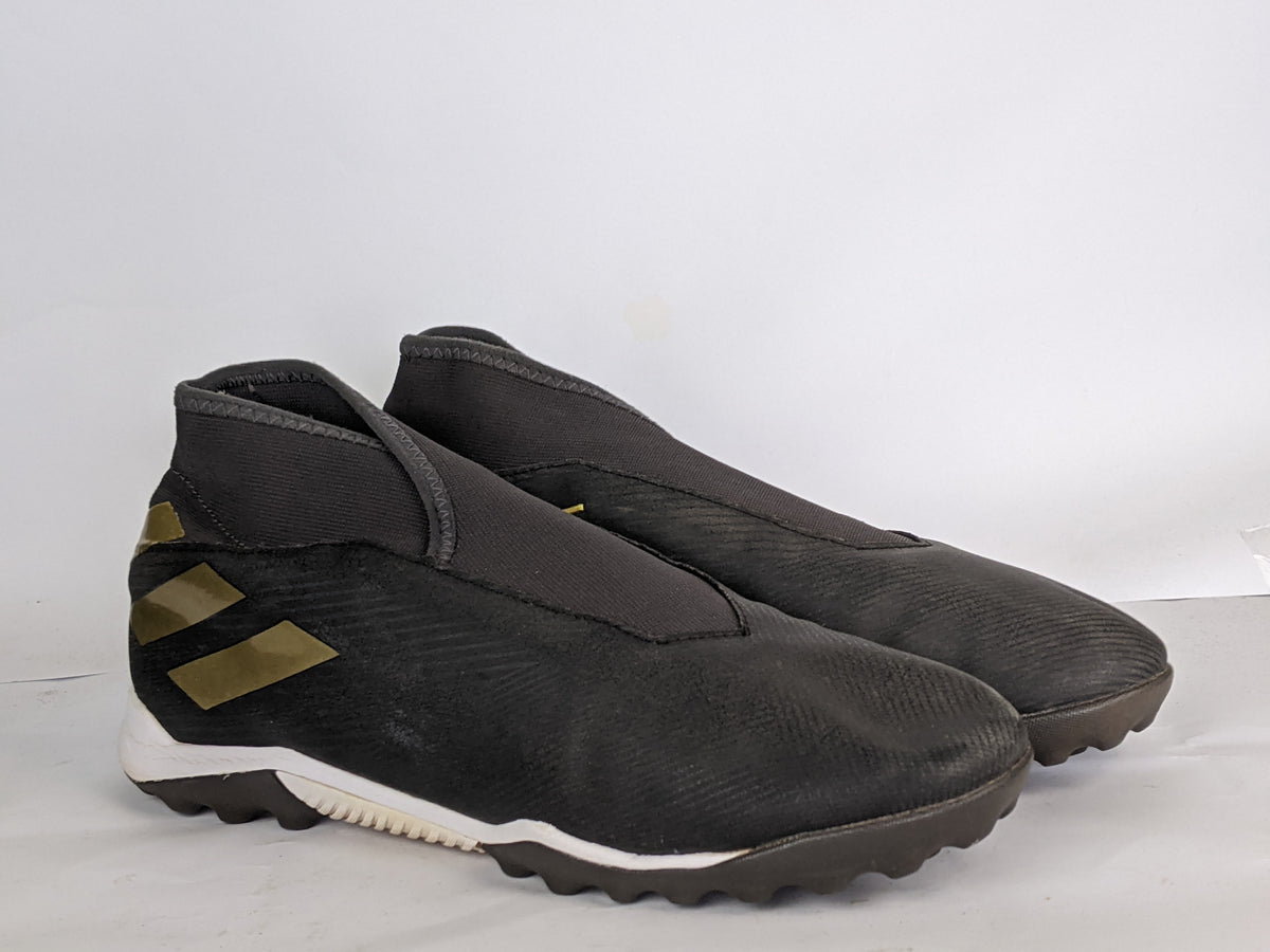 adidas Nemeziz Tango 19.3 TF Laceless Dark Motion - Core Black/Gold Metallic