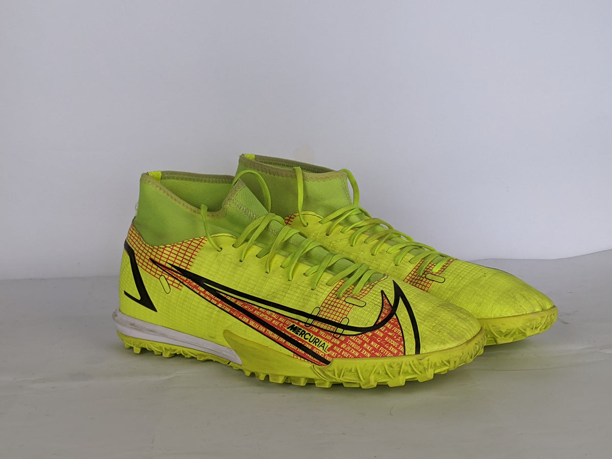Nike Mercurial Superfly 8 Academy TF Motivation - Volt/Black/Bright Crimson