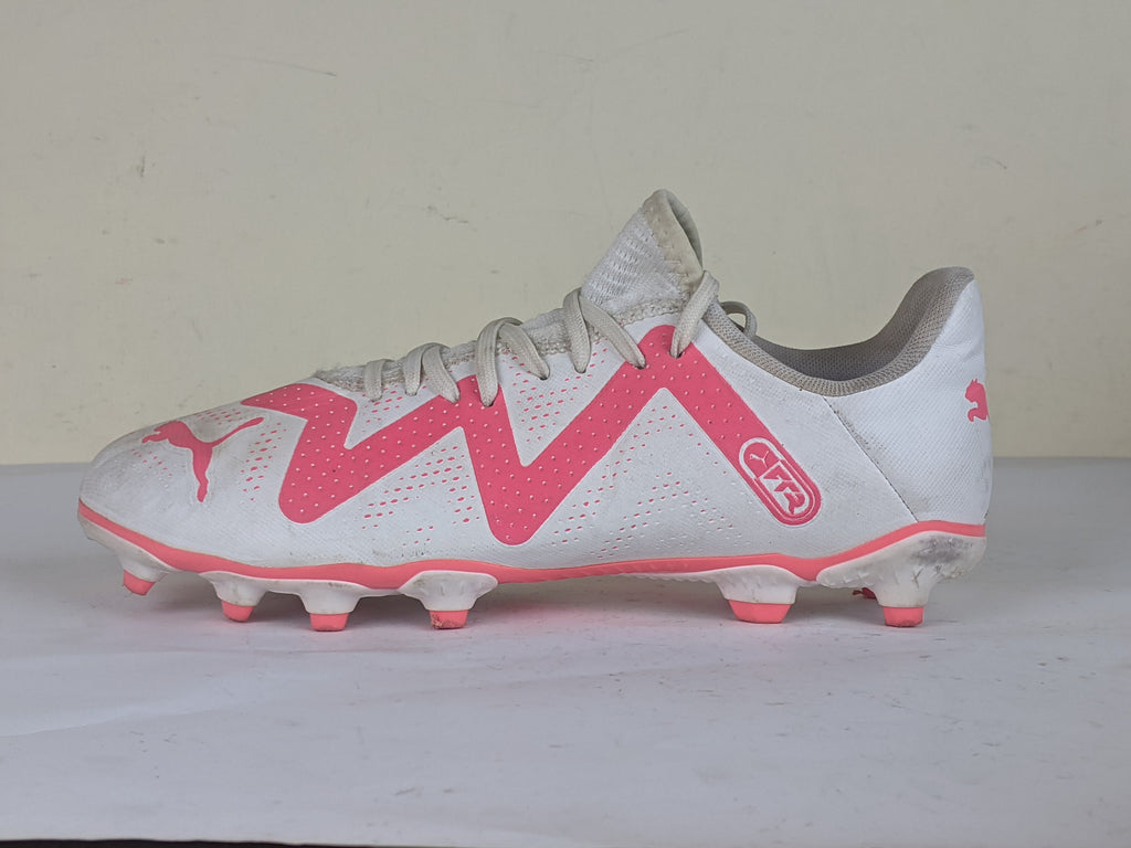 PUMA Future Play FG/AG Breakthrough - PUMA White/Fire Orchid Kids