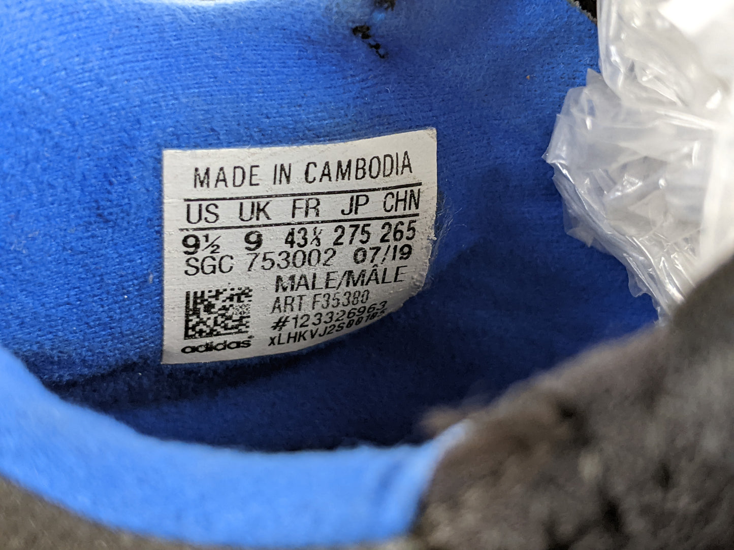 adidas X 19.3 FG/AG Input Code - Core Black/Gold Metallic/Football Blue