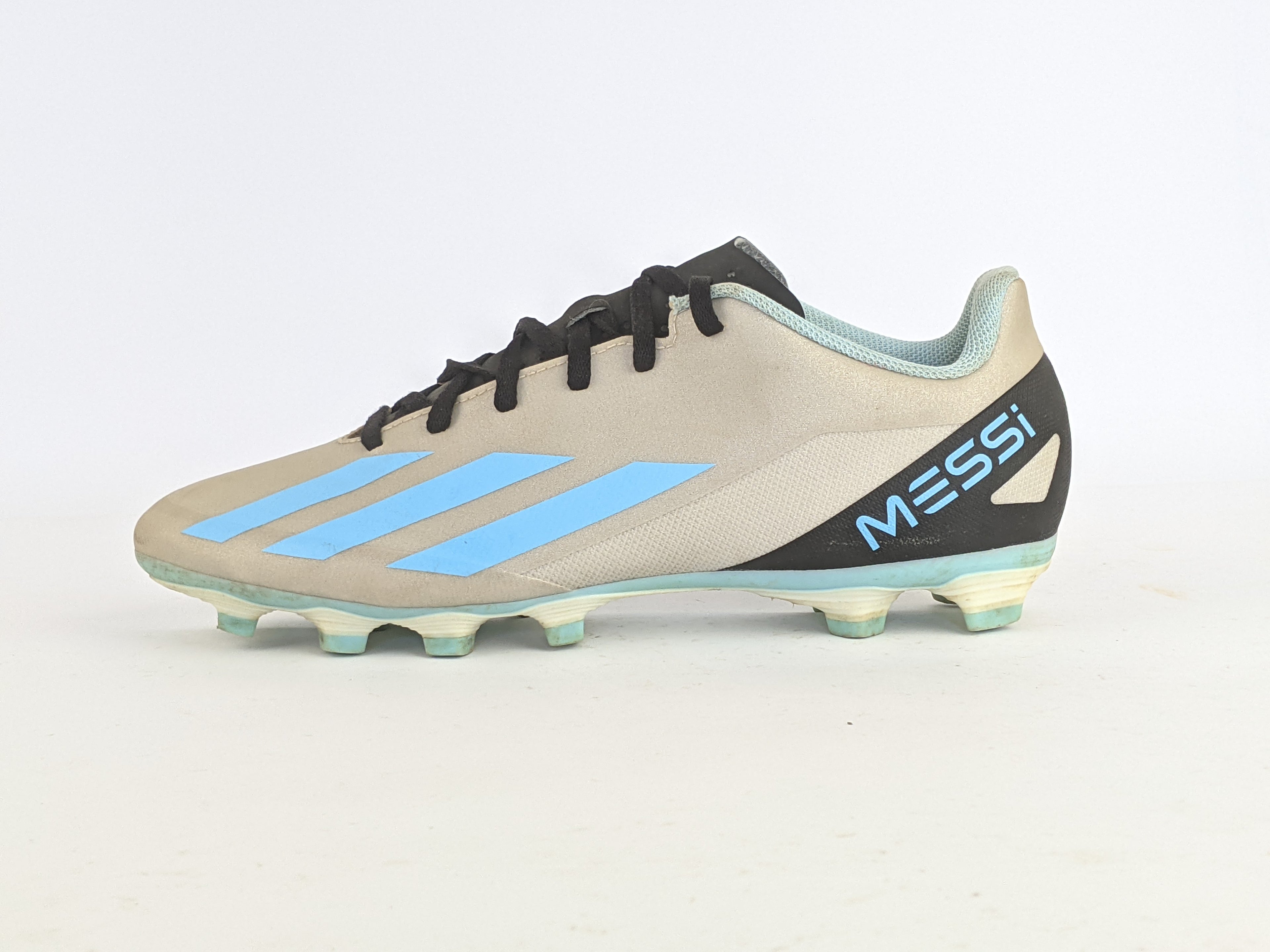 adidas X Crazyfast Messi .4 FG 'Infinito - Silver Metallic/Bliss Blue/Core Black