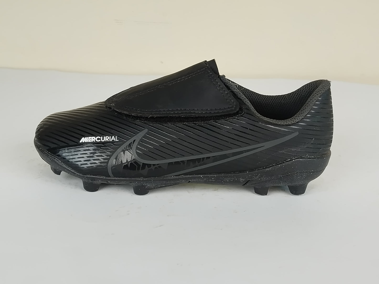 Nike Mercurial Vapor 15 Club Velcro MG - Black/Smoke Grey/Summit White Kids