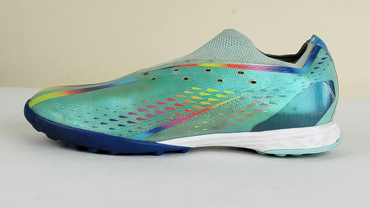 adidas X Speedportal .1 TF Al Rihla - Clear Aqua/Solar Red/Power Blue