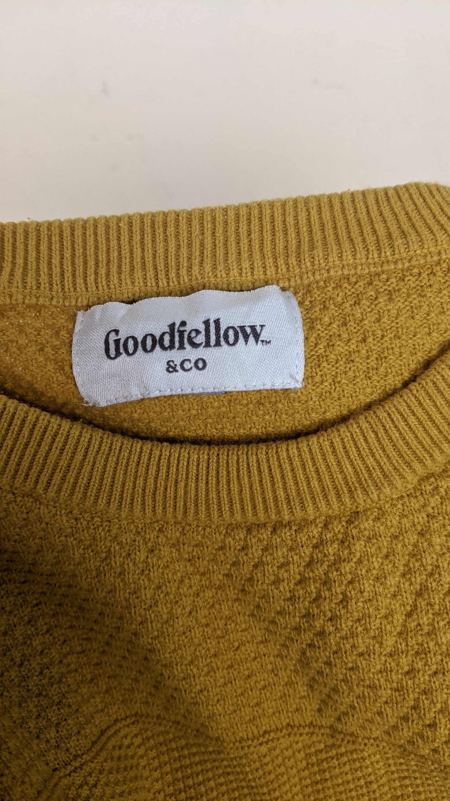 Goodfellow Sweater Mustard