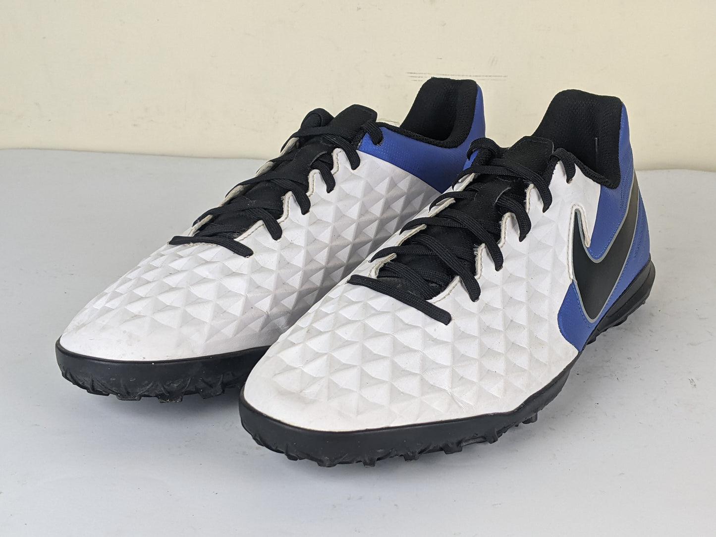 Nike Tiempo Legend 8 Club TF Daybreak - White/Black/Hyper Royal/Metallic Silver