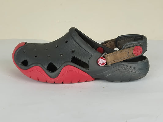 Crocs Duet Max II Clog 'Grey/Red'