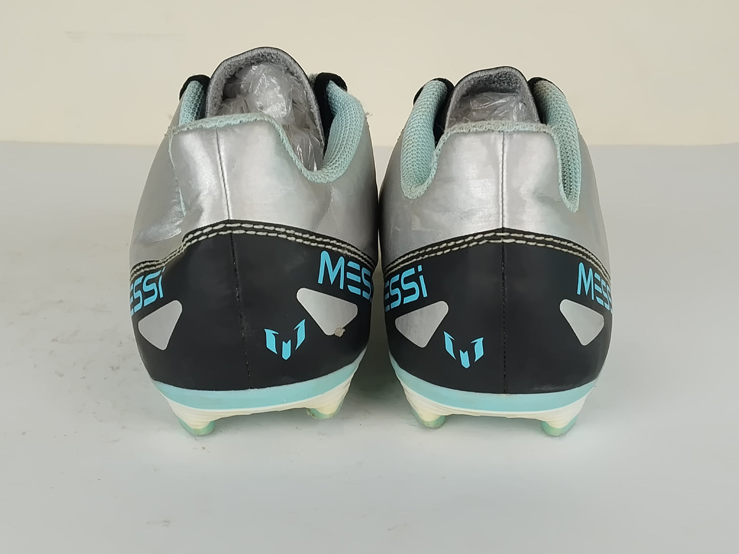 adidas X Crazyfast Messi .4 FxG Infinito - Silver Metallic/Bliss Blue/Core Black Kids