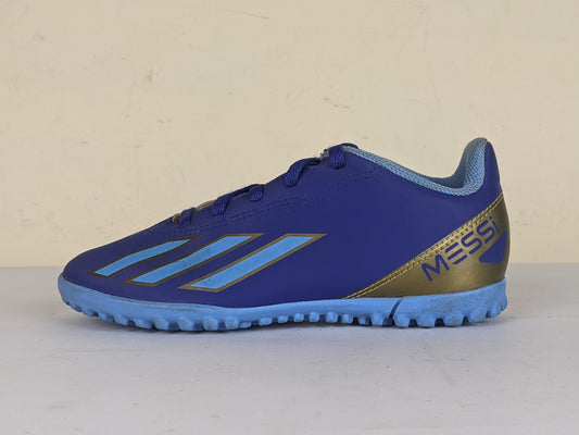 adidas X Crazyfast Messi Club TF Spark Gen10s - Lucid Blue/Blue Burst/Footwear White Kids