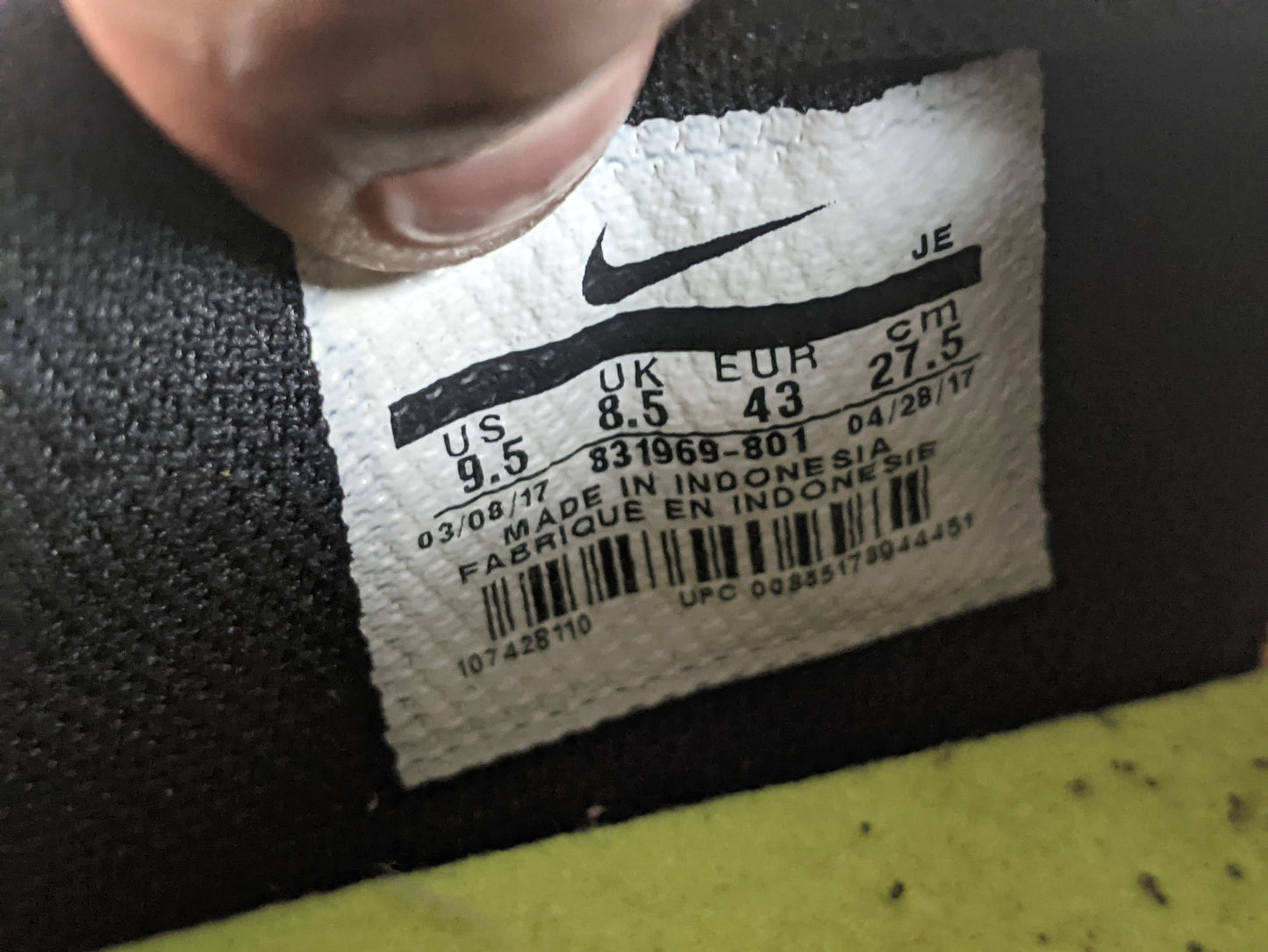Nike Mercurial Vortex III FG 'Laser Orange/Black/White/Volt
