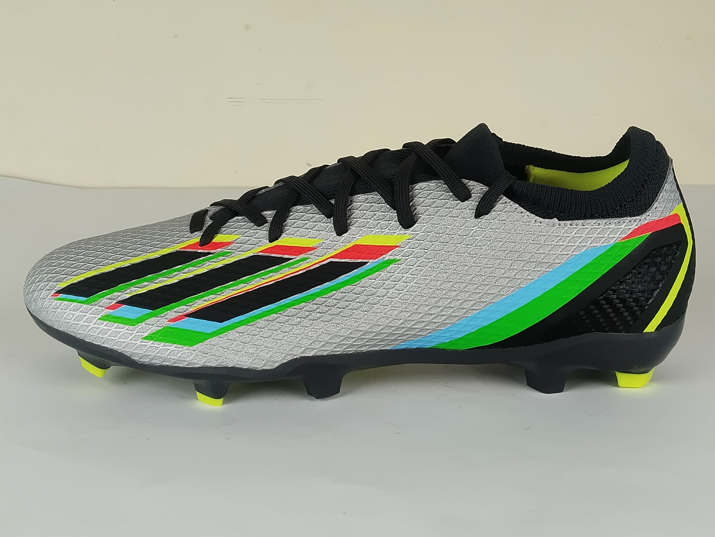 adidas X Speedportal .3 FG Beyond Fast - Silver Metallic/Core Black/Solar Yellow (Brand New)