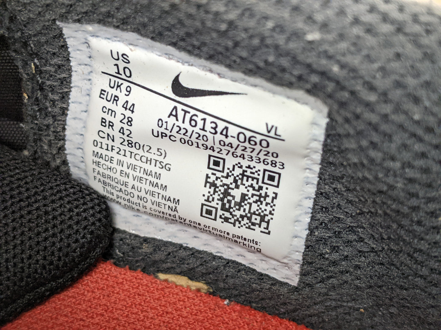 Nike Tiempo React Legend 8 Pro IC Black X Chile Red - Black/Chile Red/Dark Smoke Grey