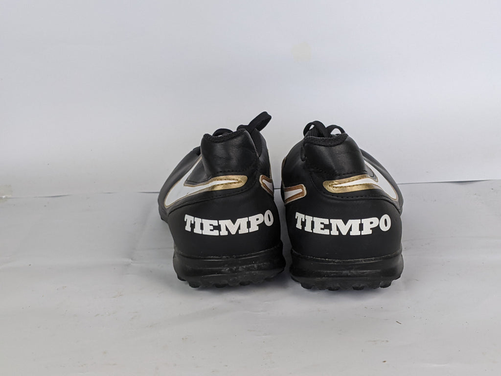 Nike Tiempo Rio III TF Black/White/Metallic Gold